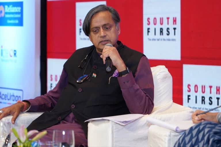 Tharoor collects nomination papers to run for Congress President