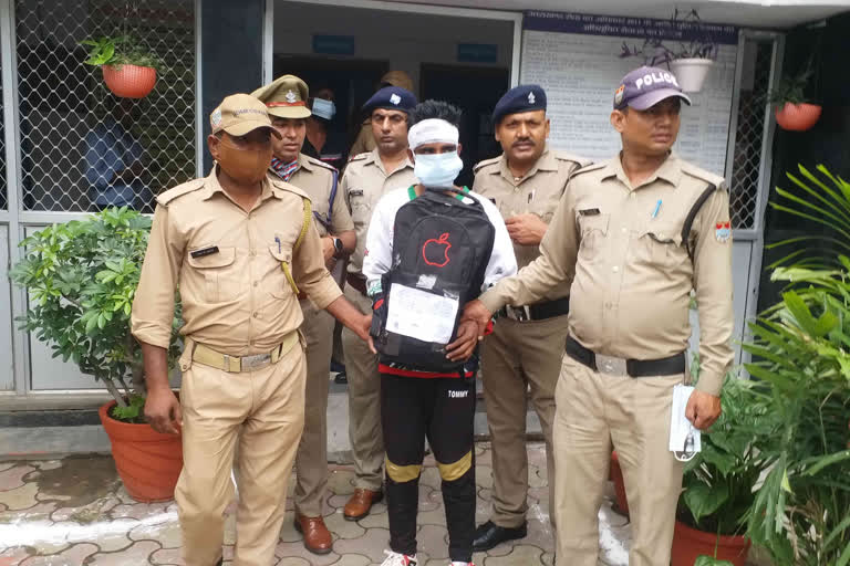 haldwani police caught thief