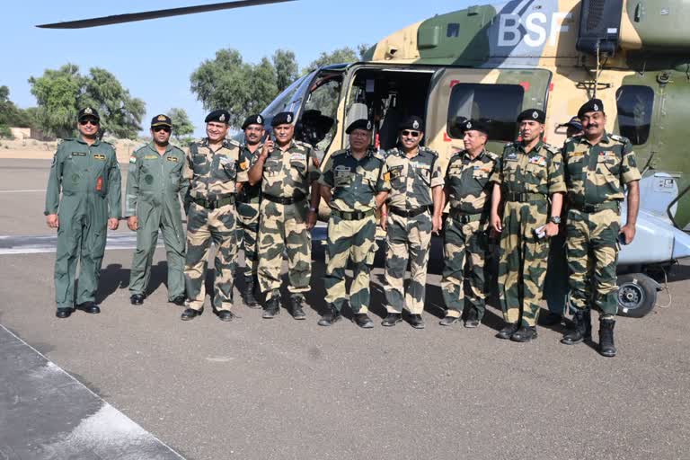 BSF IG David Laurin Sanga Visit Jaisalmer