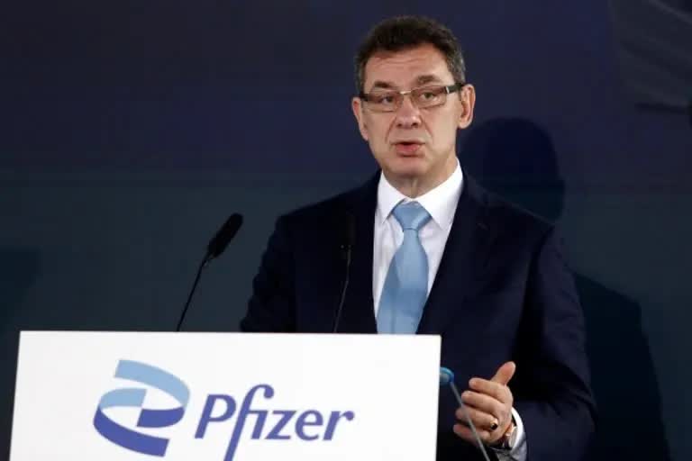 Pfizer CEO tests Covid positive again  Pfizer CEO Albert Bourla tests Covid positive  Pfizer CEO Albert Bourla  Covid  Pfizer  ഫൈസര്‍  ആൽബർട്ട് ബൗർലക്ക് വീണ്ടും കൊവിഡ് സ്ഥിരീകരിച്ചു  ആൽബർട്ട് ബൗർല  ഫൈസര്‍ സിഇഒ  എസ് സെന്‍റേർസ് ഫോർ ഡിസീസ് കൺട്രോൾ ആൻഡ് പ്രിവൻഷൻ  സിഡിസി