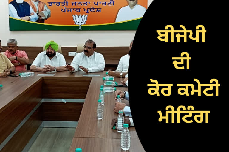 Punjab BJP core committee meeting
