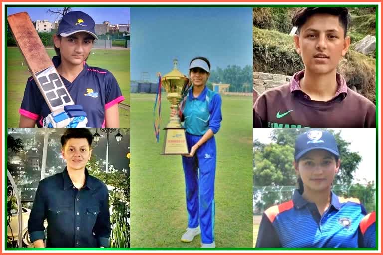 Shimla 5 girls selected for Under 19 National Cricket Tournament in Chennai .