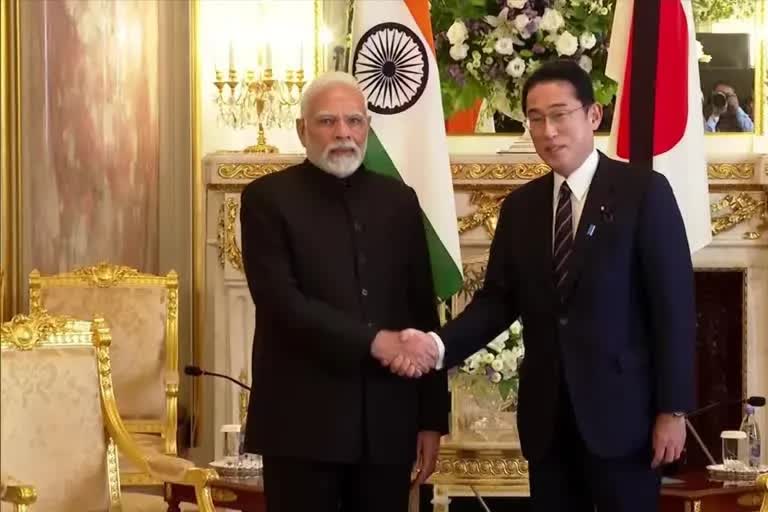 PM Modi arrives in Tokyo state funeral of former Japanese PM Shinzo Abe today Met Japanese PM Fumio Kishida