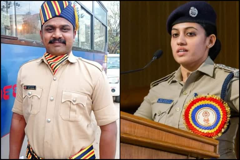 Accused Anand and CCB ACP Reena Suvarna