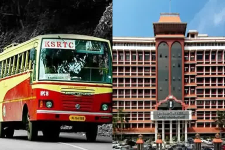 popular front hartal crores loss KSRTC High Court  popular front hartal  KSRTC in High Court  കെഎസ്ആർടിസി ഹൈക്കോടതിയില്‍  കെഎസ്ആർടിസി  പോപ്പുലര്‍ ഫ്രണ്ടിനെതിരായി നടത്തിയ റെയ്‌ഡ്  Raid against Popular Front