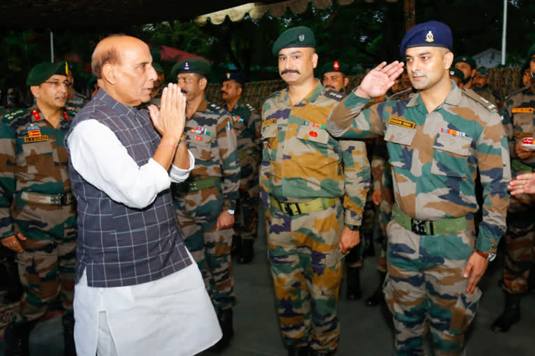 Defence Minister visits Army formation in Dinjan, Assam