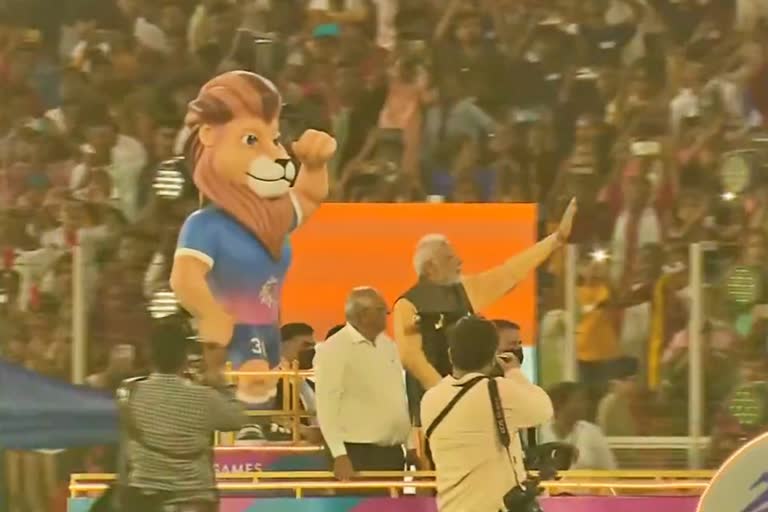 अहमदाबाद में राष्ट्रीय खेलों का उद्घाटन