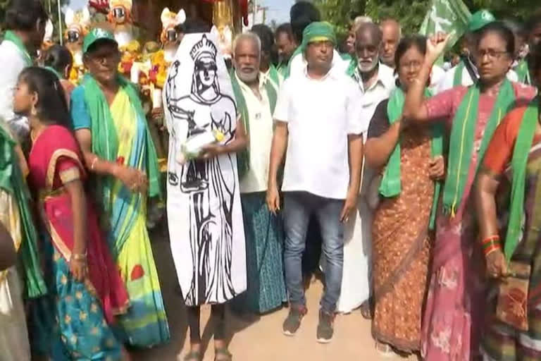 AMARAVATI FARMERS PADAYATRA