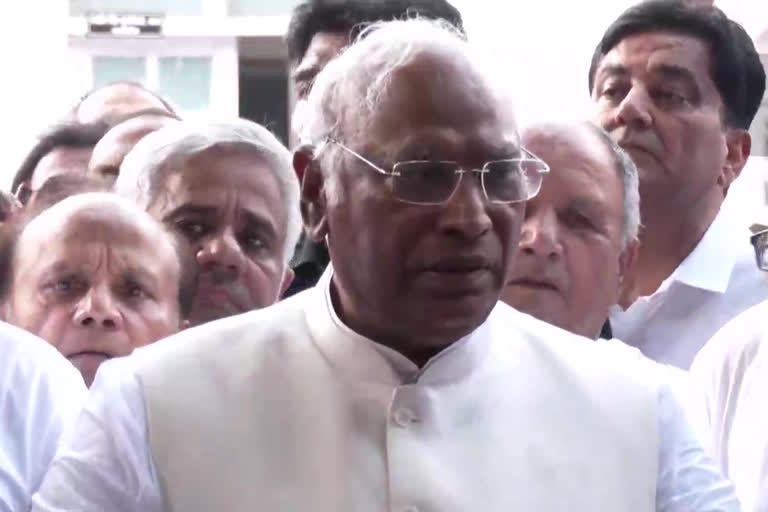 Mallikarjun Kharge files congress president nomination