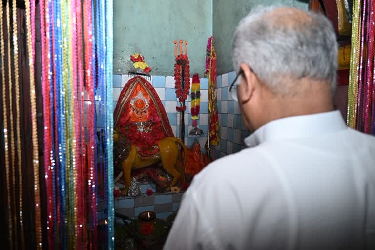 CM Bhupesh visited Chandi temple in Kawardha