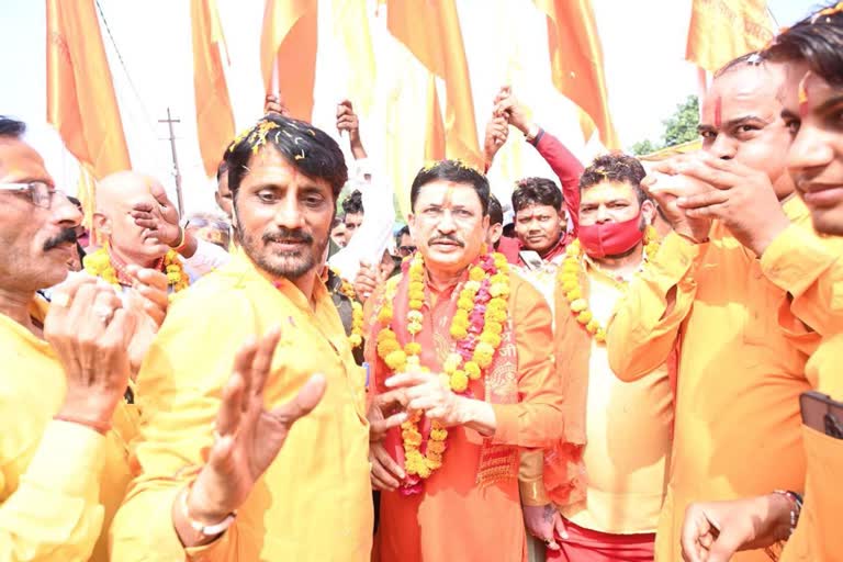 narayan tripathi pad yatra