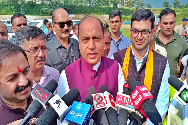 CM Jairam Thakur on Kangra tour