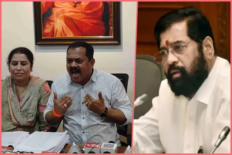 DCP Vivek Pansare Threaten To Encounter Ex Shiv Sena Corporator M K Madhavi To Join CM Eknath Shinde Group in Navi Mumbai