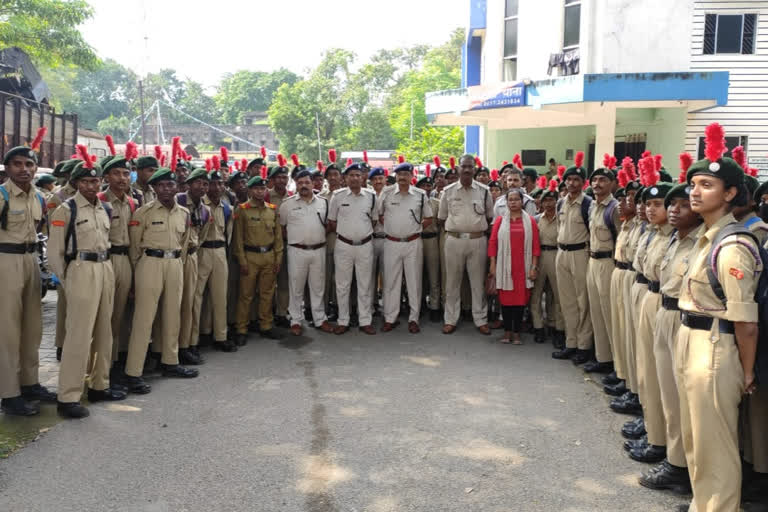 NCC cadets jamshedpur to be handle traffic arrangements in city Durga Puja festival