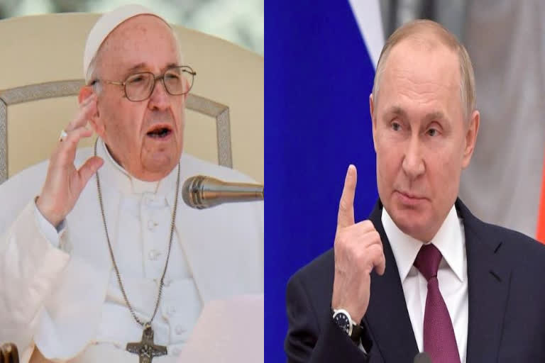 Pope Francis appeals to Russian President Vladimir Putin to End Spiral of Violence in Ukraine