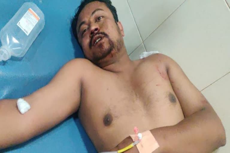 perpetrators assault on Congress youth leader at Hubli