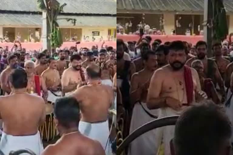 chottanikkara Pavizhamallithara Melam  Jayaram  ചോറ്റാനിക്കര ക്ഷേത്രത്തിൽ ദുര്‍ഗാഷ്‌ടമി  പവിഴമല്ലിത്തറ മേളം  Pavizhmallithara chendamelam  മേളപ്രമാണിയായി കൊട്ടിക്കയറി ജയറാം  ജയറാം