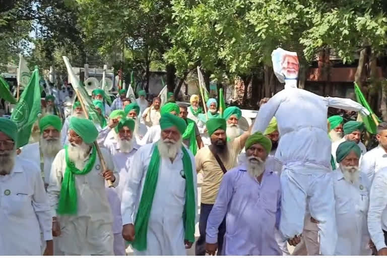 Warning of struggle by farmer organizations for justice of Lakhimpur Khiri incident in Barnala