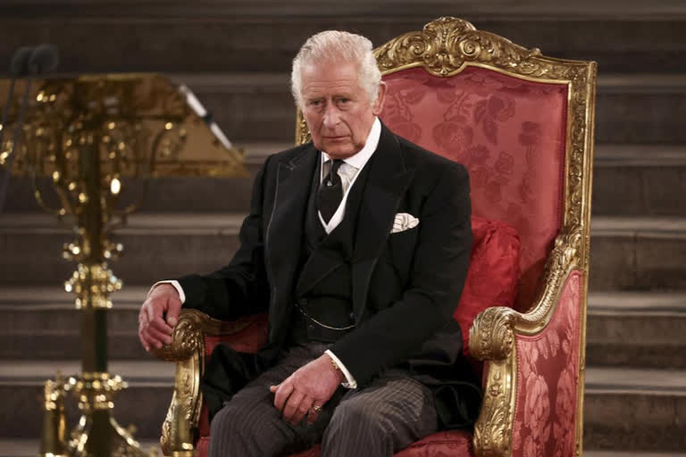 King Charles III in first engagement since queen's death