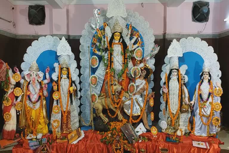 बिलासपुर में बंगाली समाज की पारंपरिक दुर्गा पूजा