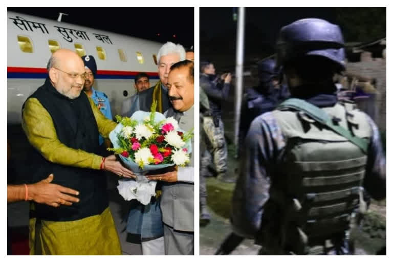 J&K: Amit Shah arrives in Jammu; search operation begins in Shopian