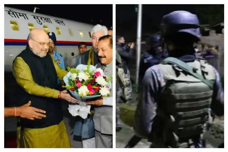 Union Home Minister Amit Shah is in Jammu and Kashmir for a three-day tour