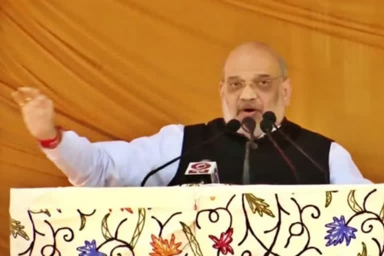 HM Amit Shah visits family of slain policeman in Uri