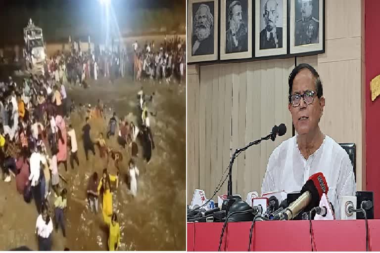 MD Salim criticises administration for Durga Idol Immersion Accident