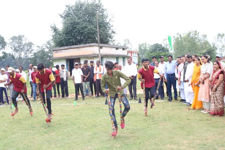 गौरेला पेंड्रा मरवाही में छत्तीसगढ़िया ओलंपिक के हुआ शुभारंभ