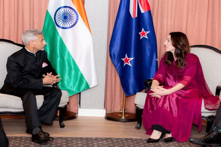 Jaishankar and New Zealand Prime Minister Ardern