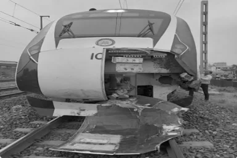 Vande Bharat express meets accident