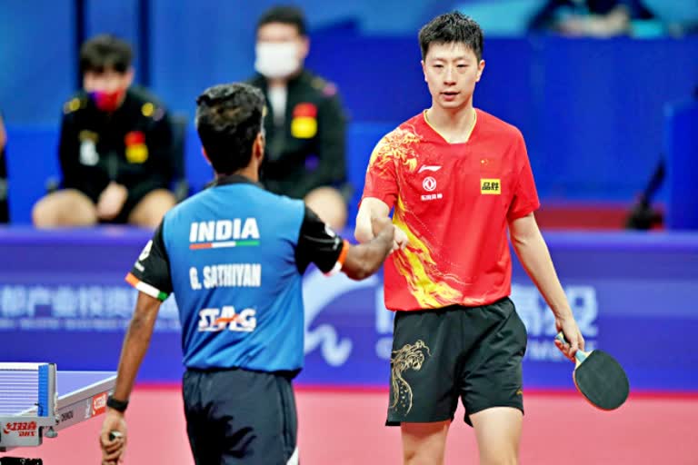 World Table Tennis Championship  indian mens team loses to china  Indian campaign ends in championship  विश्व टेबल टेनिस चैंपियनशिप  भारतीय पुरुष टीम चीन से हारी  चैंपियनशिप में समाप्त हुआ भारतीय अभियान