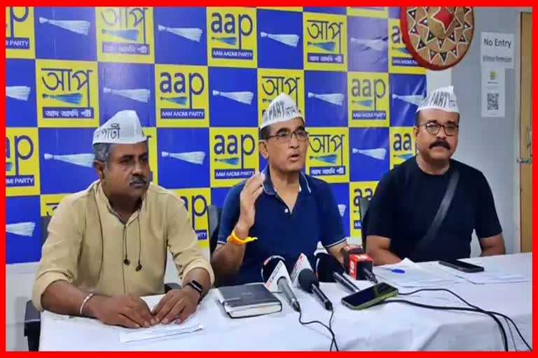 app-organize-press-conference-on-tejaswita-baruah-death-in-guwahati