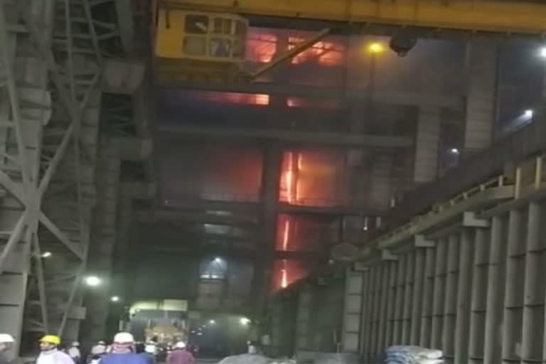 fire in bhilai steel plant