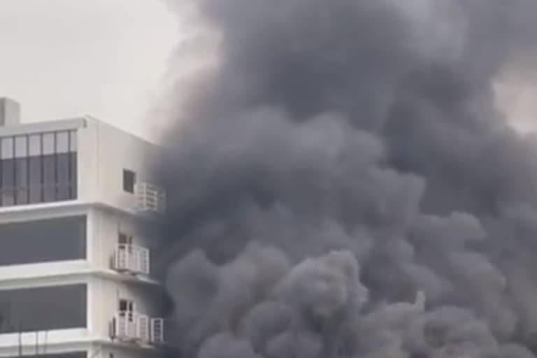 Massive fire breaks out at multi-storey factory in Noida, none hurt