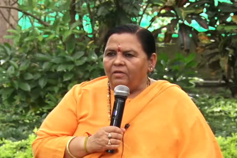 uma bharti statement on liquor ban