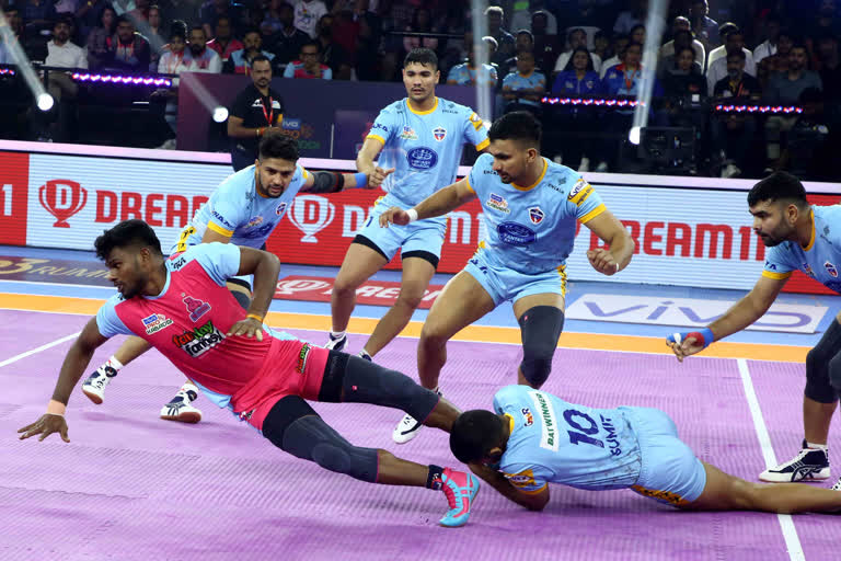 UP Yoddhas won against Jaipur Pink Panthers