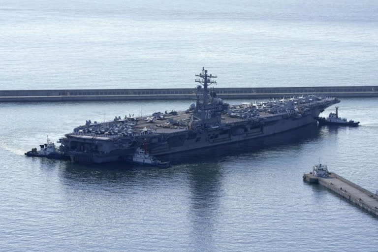 North Korea says US carrier's return aggravates tensions