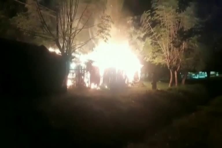 fire in shop in Bokaro