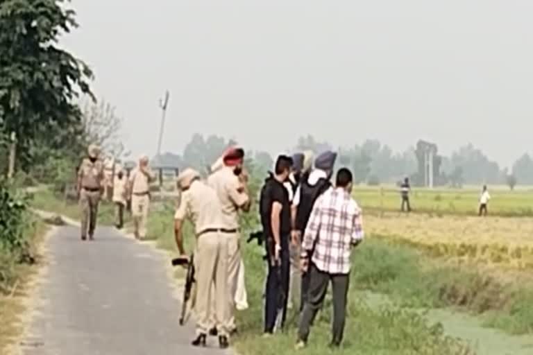 Exchange of fire underway between police and a gangster at a village near Batala in Gurdaspur