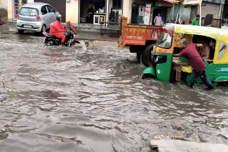 water logging problem in faridabad