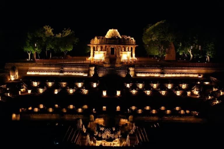 Modhera is the country's first solar village lit by solar energy