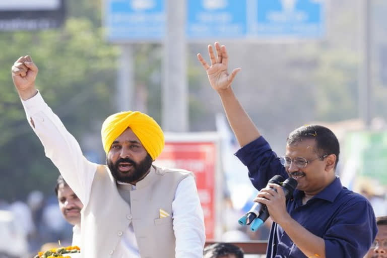 AAP leaders Arvind Kejriwal, Bhagwant Mann to address 2 rallies in poll-bound Gujarat today