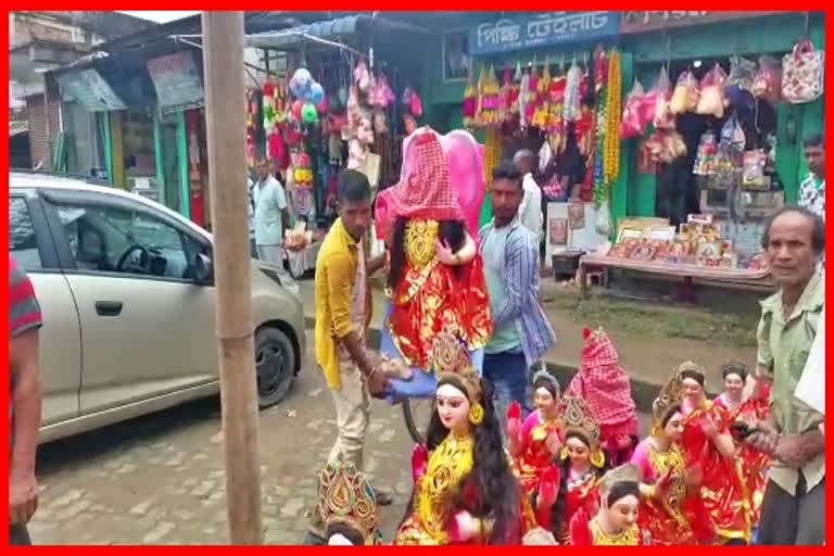 Lakshmi Puja preparation at Moran in Dibrugarh