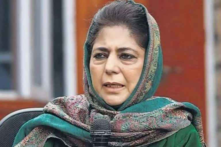 PDP president Mehbooba Mufti