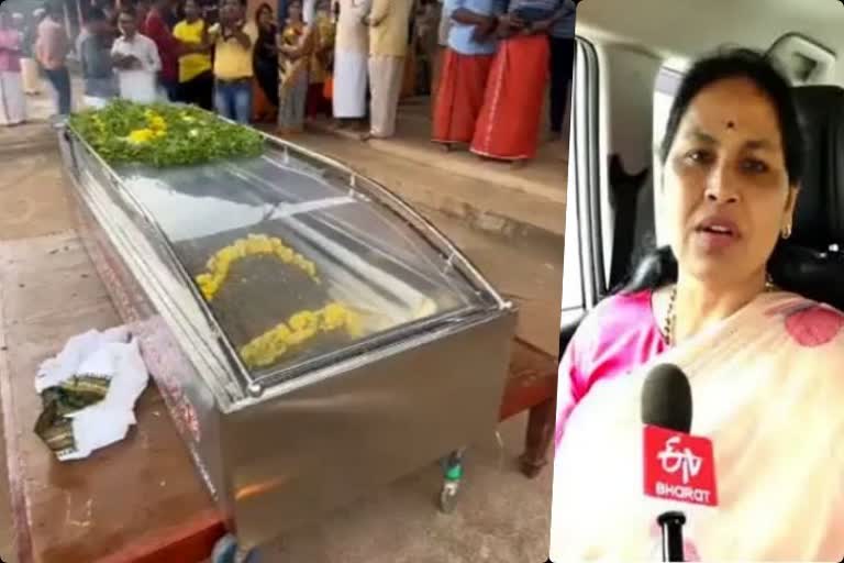 Shobha Karandlaje expressed condolences to Babiya crocodile