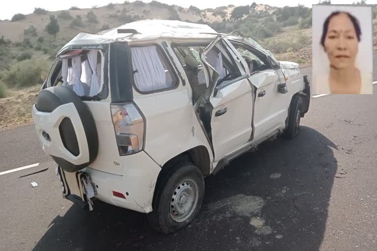 Telangana CID DGP Car Overturned in Jaisalmer