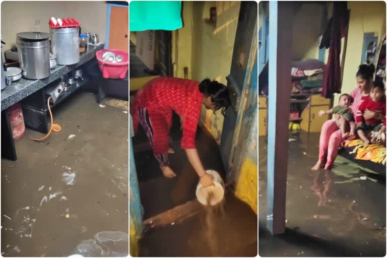 Heavy rain in Karnataka  road block over waterlogged  Heavy rain in Hubli  Heavy rain in Bengaluru  ಕರ್ನಾಟಕದಲ್ಲಿ ವರುಣನ ಅಬ್ಬರ  ಬೆಂಗಳೂರು ಹುಬ್ಬಳ್ಳಿ ತತ್ತರ  ಕರ್ನಾಟಕ ರಾಜ್ಯದಲ್ಲಿ ವರುಣನ ಆರ್ಭಟ  ರಾತ್ರಿ ಸುರಿದ ಮಳೆಗೆ ಜನಜೀವನ ಅಸ್ತವ್ಯಸ್ತ  ಧಾರಾಕಾರ ಮಳೆಗೆ ವಾಹನ ಸವಾರರ ಪರದಾಟ  ಹುಬ್ಬಳ್ಳಿಯನ್ನಲಿ ಮನೆಯೊಳಗೆ ನುಗ್ಗಿದ ನೀರು  ಬೆಂಗಳೂರು ಸೇರಿದಂತೆ ರಾಜ್ಯದ ಹಲವು ಜಿಲ್ಲೆಗಳಲ್ಲಿ ಮಳೆ  ರಾಜ್ಯ ಹವಾಮಾನ ಇಲಾಖೆ ಮುನ್ಸೂಚನೆ  ಇನ್ನೊಂದು ವಾರ ರಾಜ್ಯದ ಅಲ್ಲಲ್ಲಿ ಮಳೆಕಾಟ