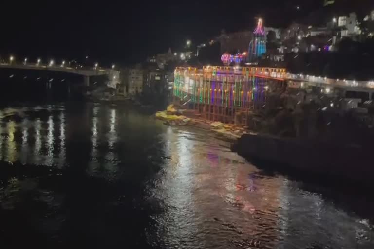 Khandwa Omkareshwar Jyotirlinga decorated