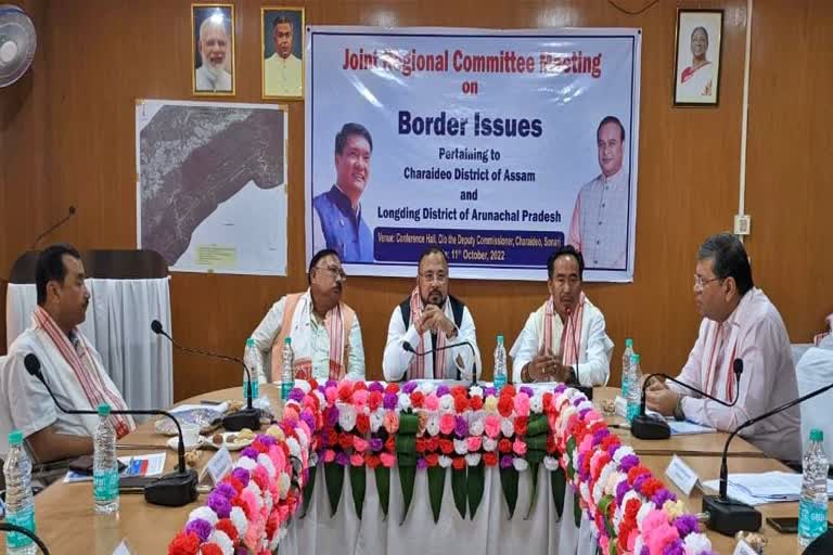 meeting-between-ministers-of-assam-and-arunachal-at-sonari-in-dibrugarh